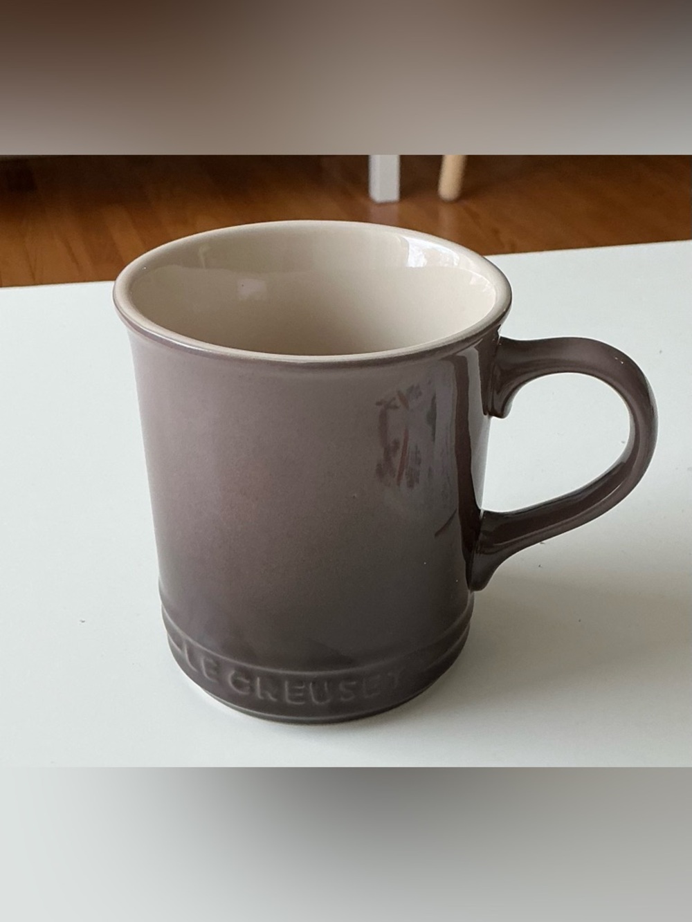 Le Creuset Vancouver Coffee Mug Tea Cup Gradient Green Mug 14oz Stoneware Mint